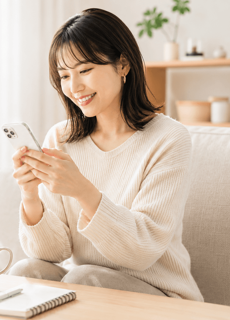 スマートフォンでブランドの想いを発信するクリエイター